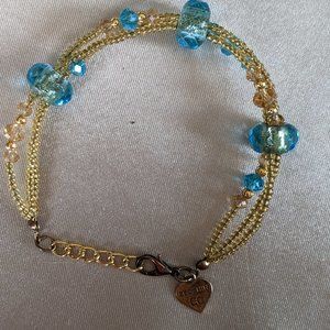 Murano glass bead bracelet